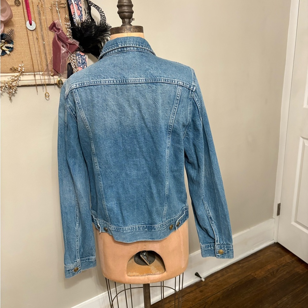 J. Crew Blue Denim Jacket - Picture 3 of 6